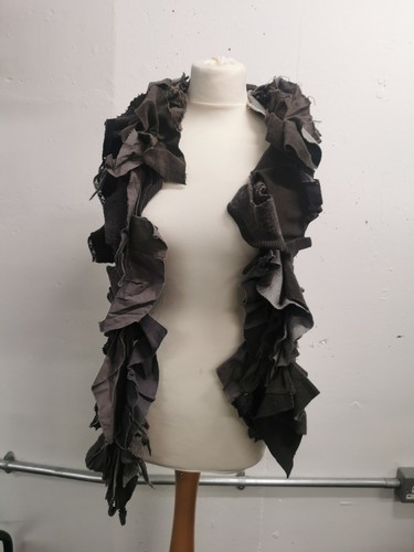 Y2k all saints ruffle scarf - ruffle,