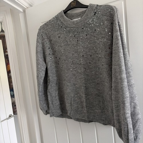Saint grey sparkly jumper size - sparkly,