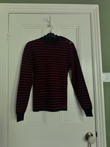 Saint james red navy - navy, striped