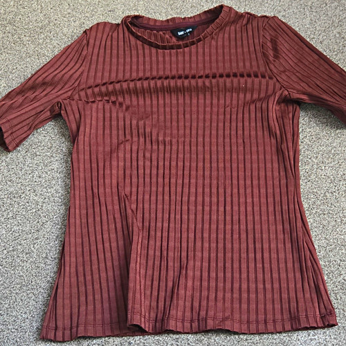 Saint and sofia brown ribbed - and,