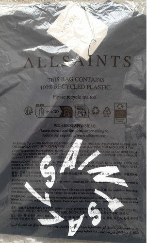 All saints oversized jet black - jet,