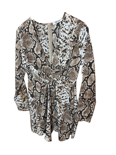 Saint genies snake print long - snake,